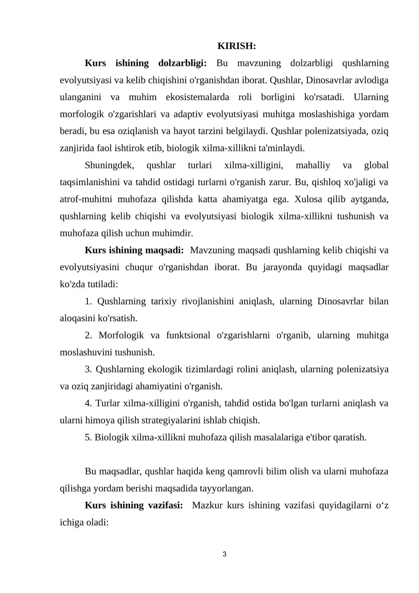 QUSHLARNING KELIB CHIQISHI VA EVOLYUTSIYASI 3