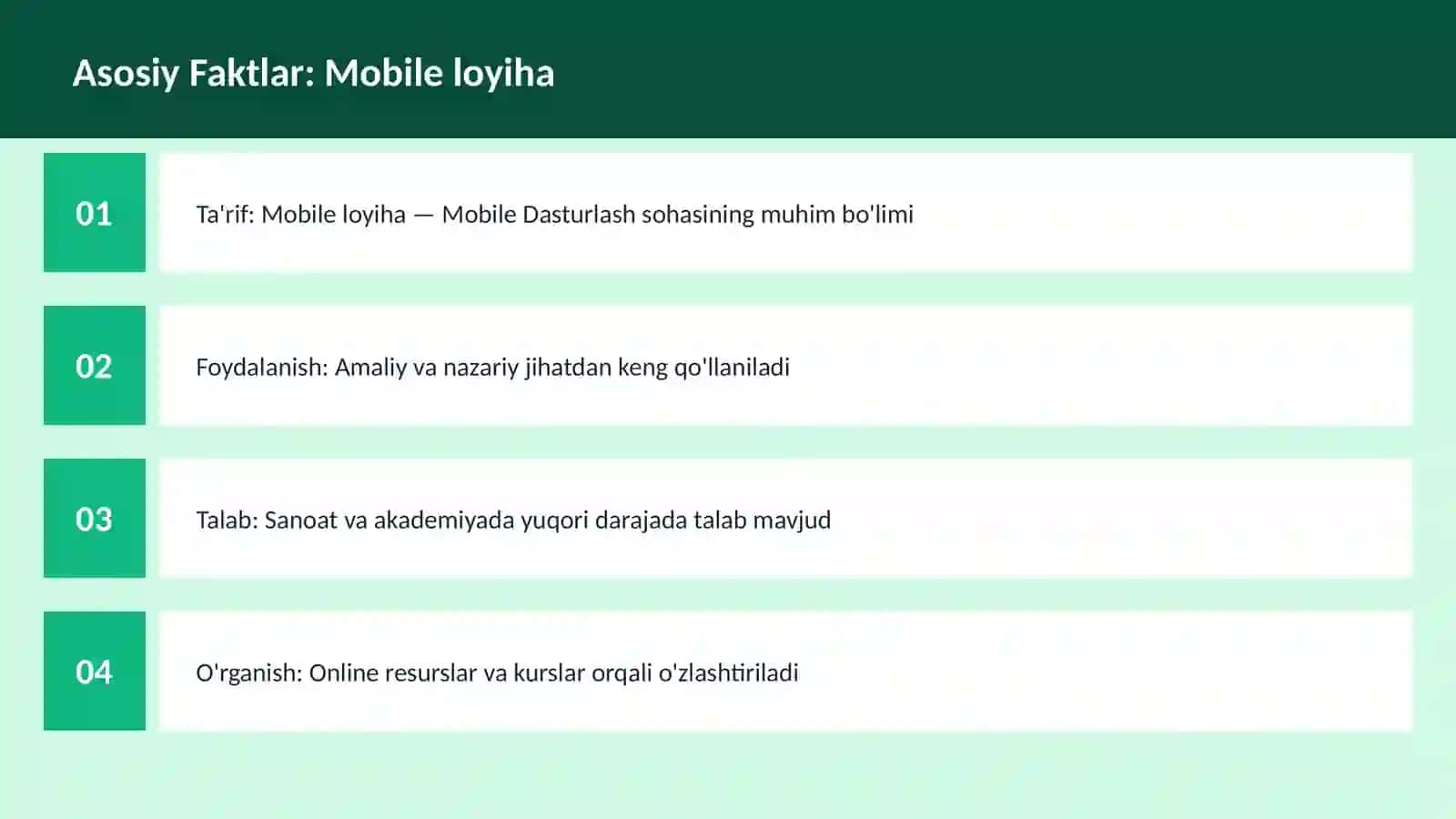 Mobile loyiha 3
