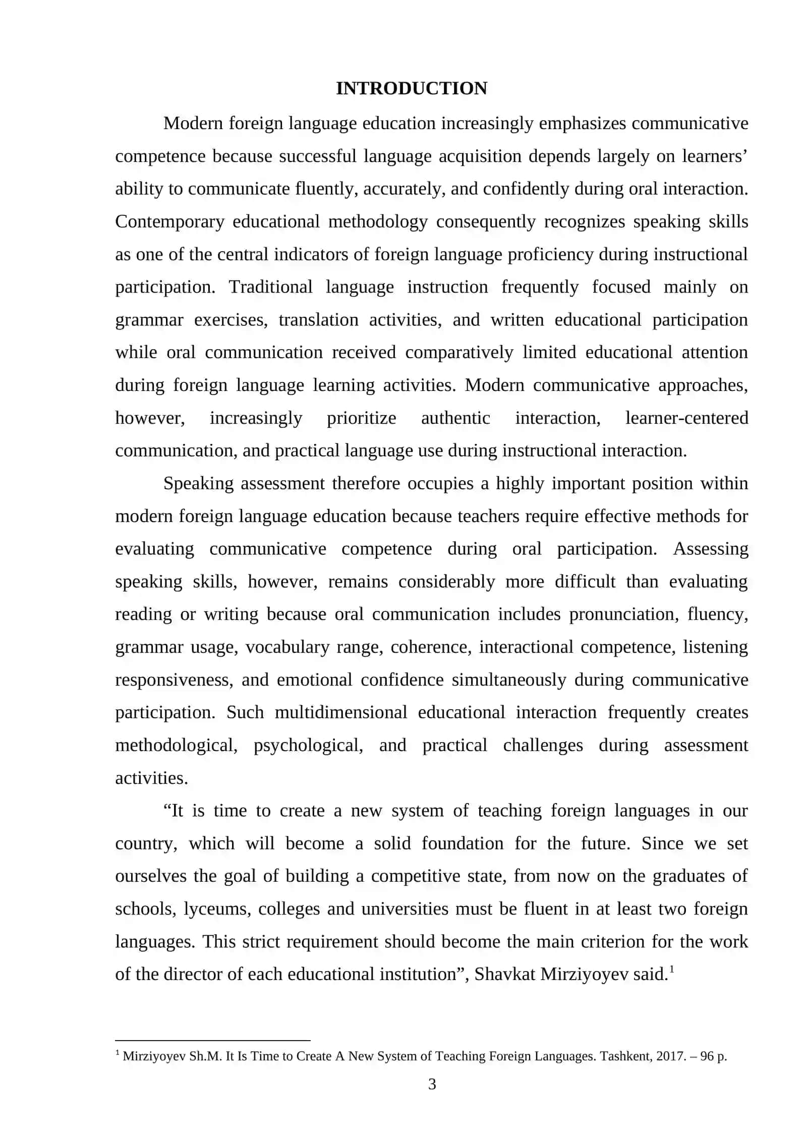 Course Paper on Assessing Speaking Skills 3