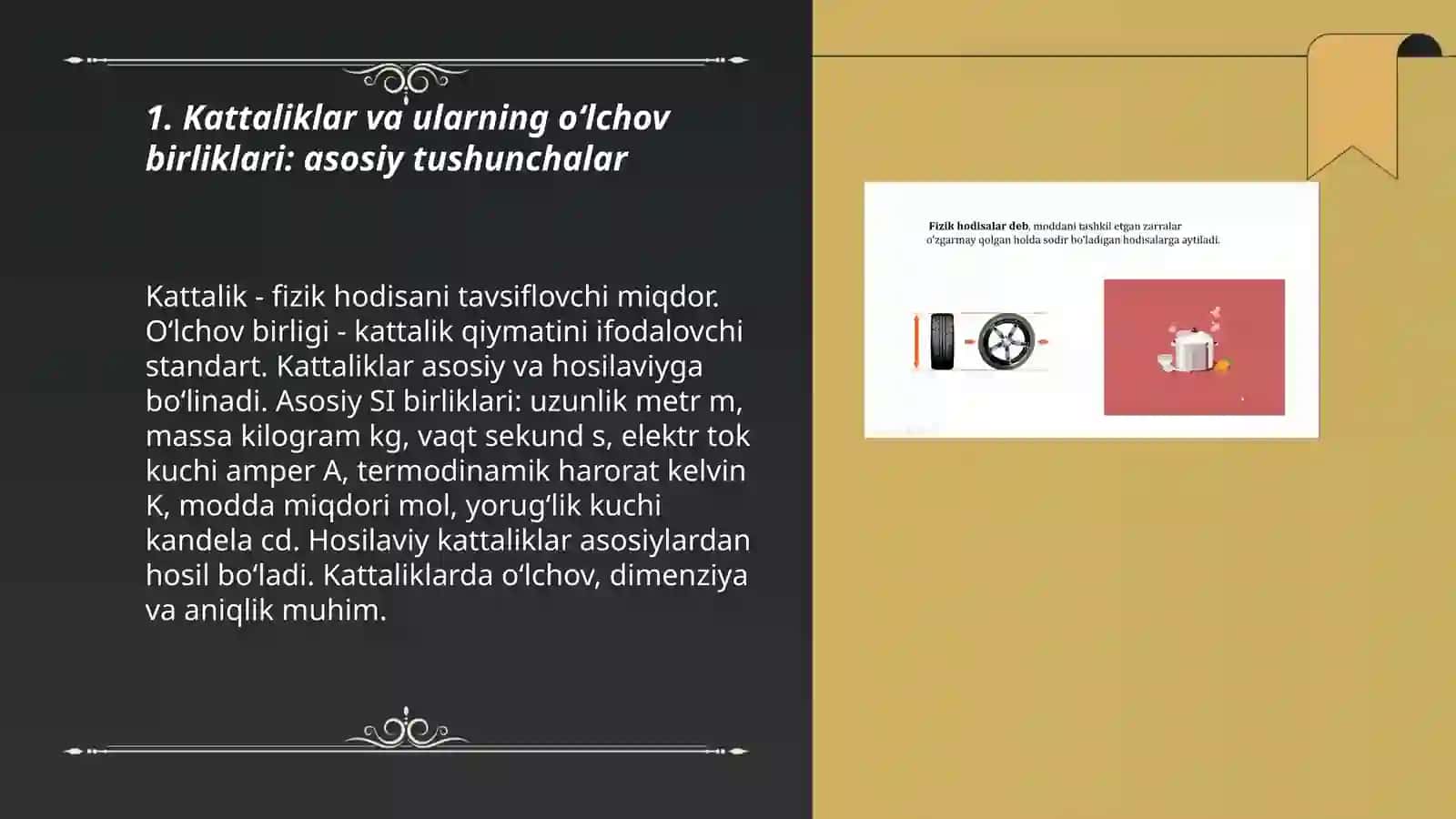 Kattaliklar, ularning turlari va biriklari 3