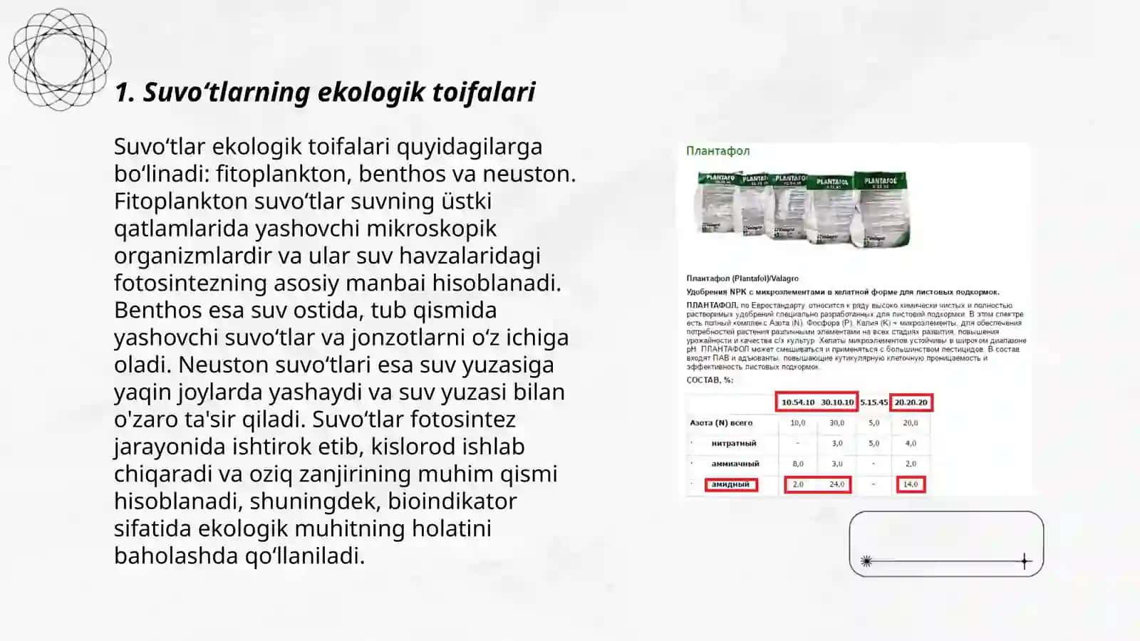 Suvoʻtlarning ekologik guruhlari 3