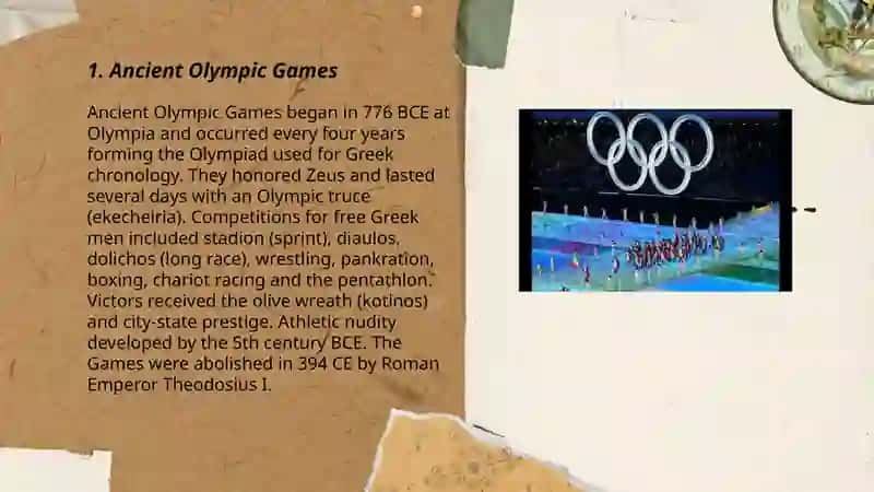 Ancient Olympic Games 3