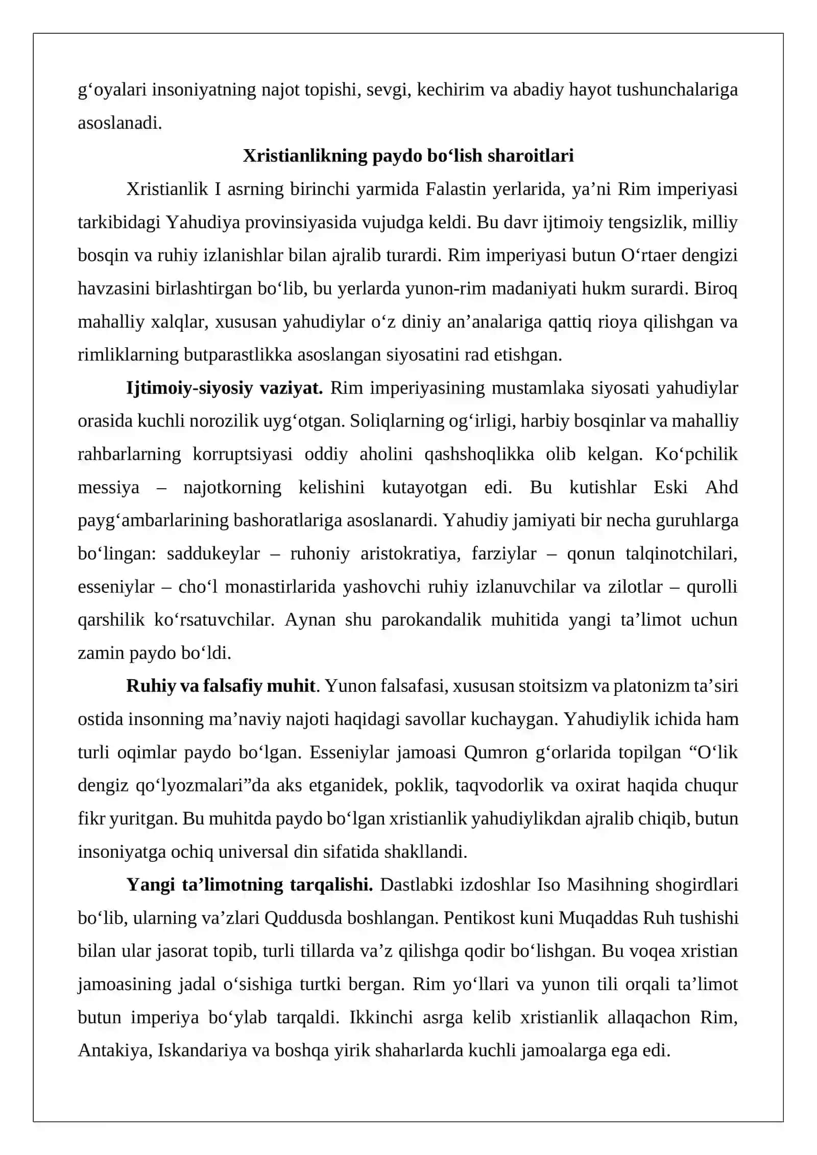 Xristianlik dini va uning Markaziy Osiyoga kirib kelishi 3