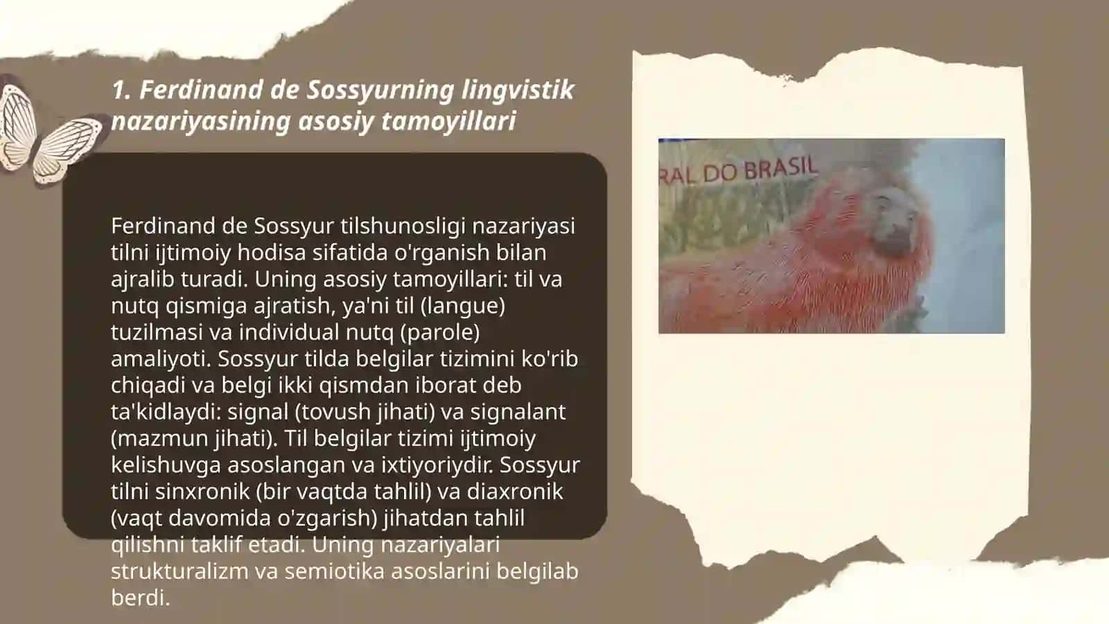 Ferdinand de Sossyurning lingvistik nazariyasi. Tilshunoslikda strukturalizm 3