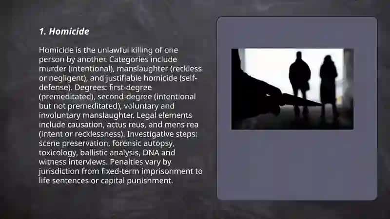 Homicide Investigation Training 3