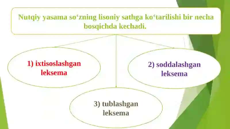 SO‘ZNING SEMANTIK TARKIBI 3