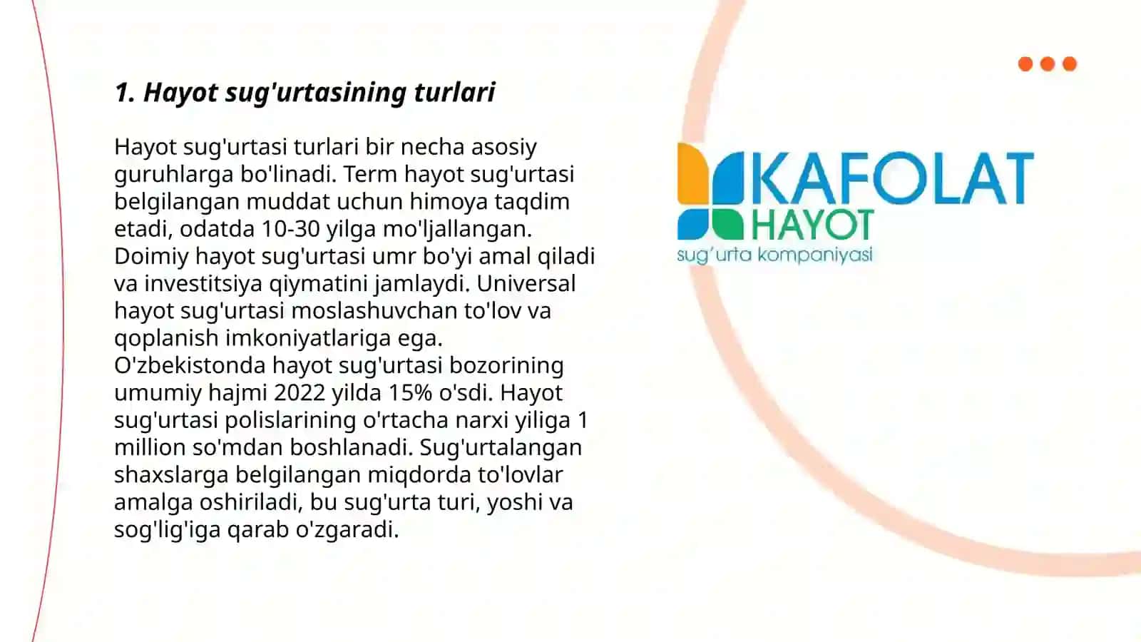 Hayot sug’urtasi 3