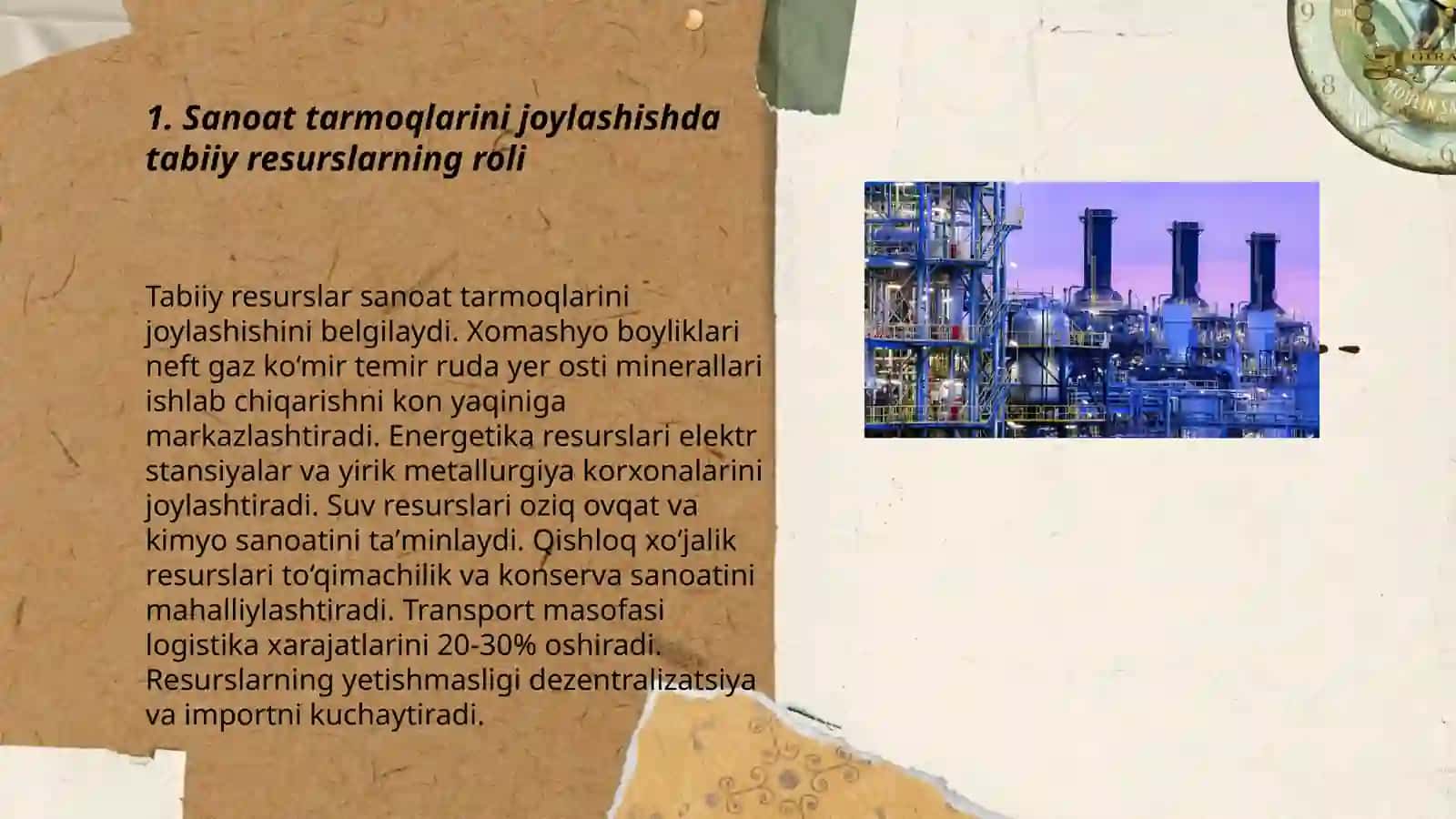Sanoat tarmoqlarini joylashtirish 3