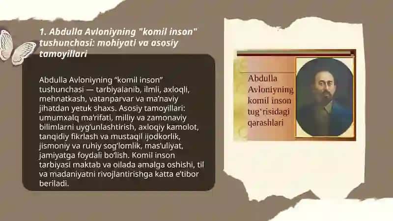 Abdulla Avloniyning komil inson qarashlari 3