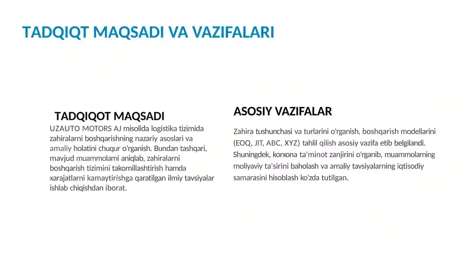 Zahiralarni Boshqarish 3