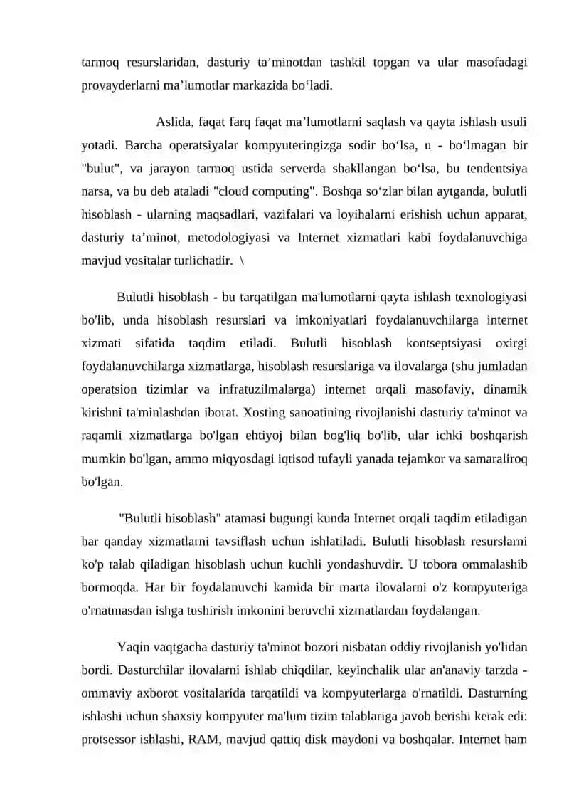 Bulutli texnologiya: afzalliklari va kamchiliklari 3