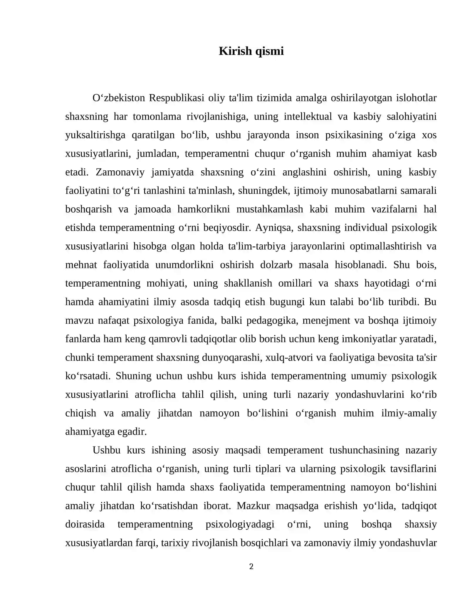 Temperament va uning xususiyatlari 3
