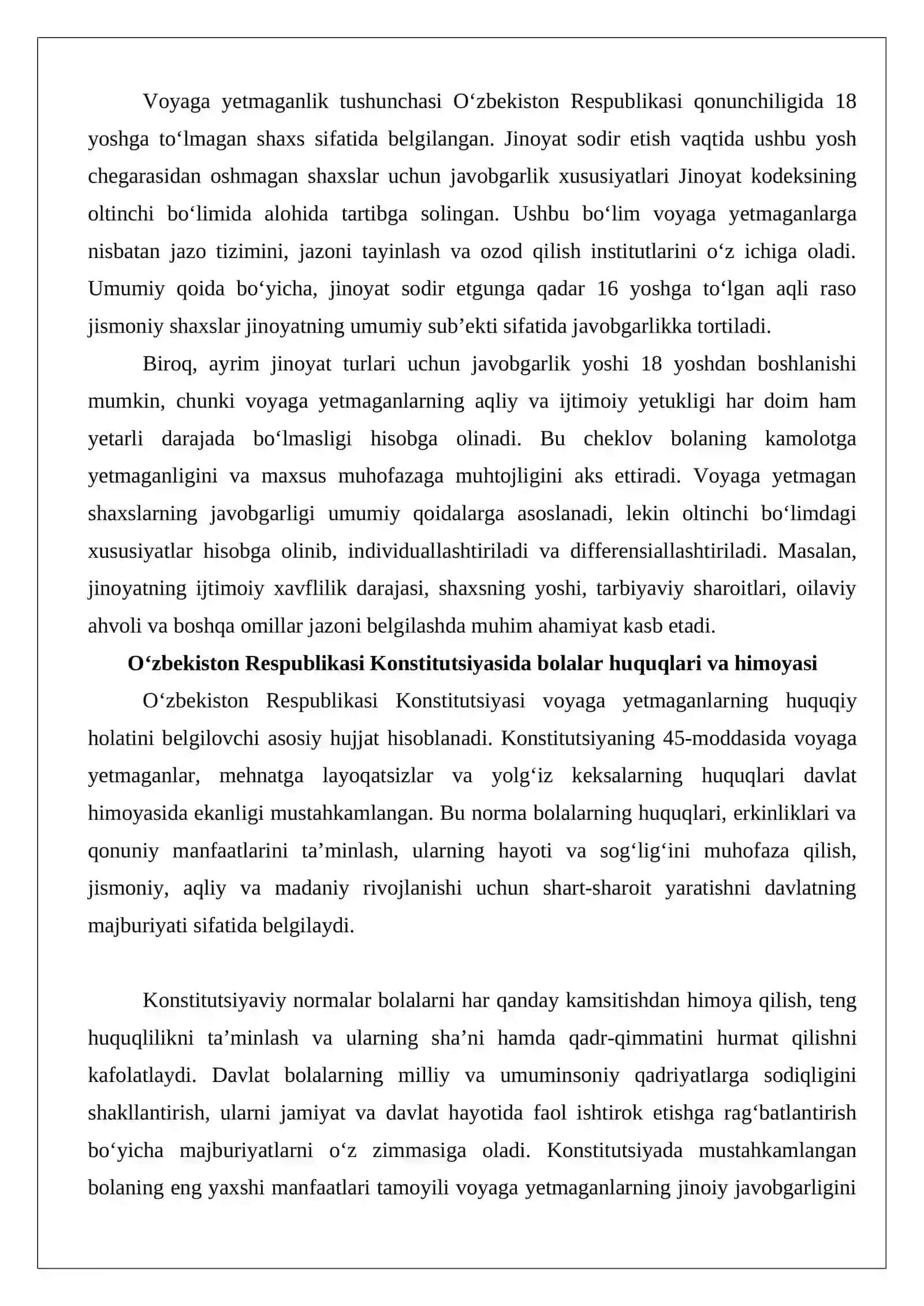 Voyaga yetmaganlar jinoiy javobgarligi 3