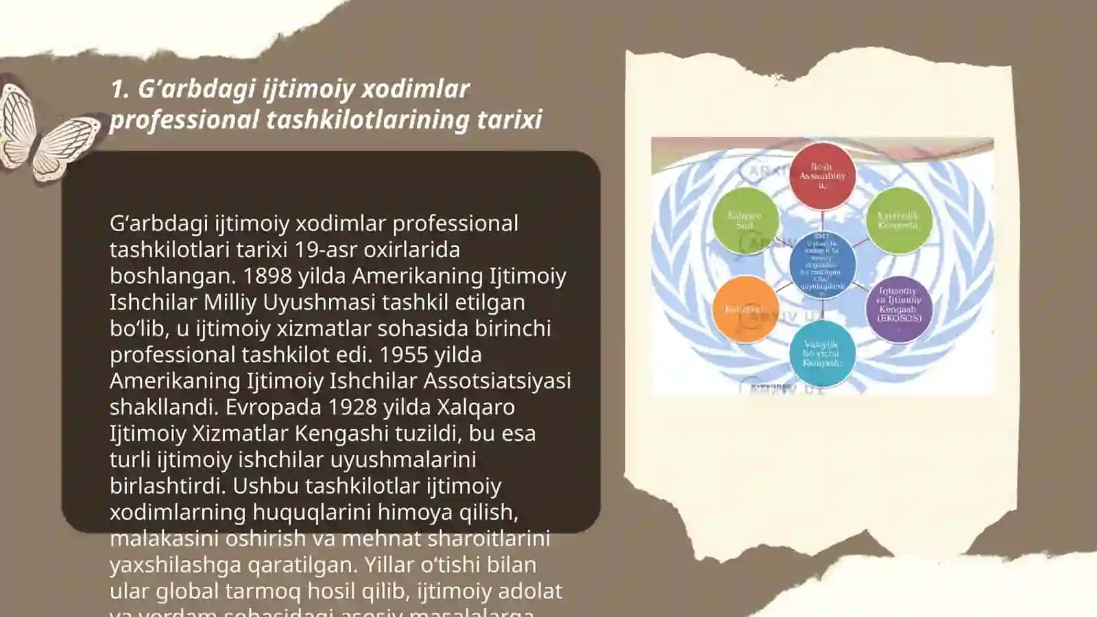 Gʻarbdagi ijtimoiy xodimlarning professional tashkilotlari 3