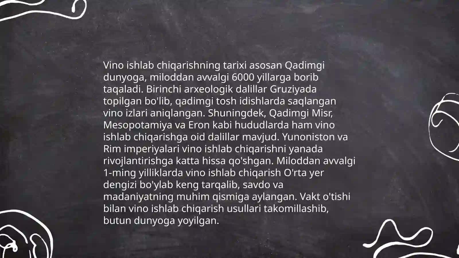 Vino ishlab chiqarilishi 3