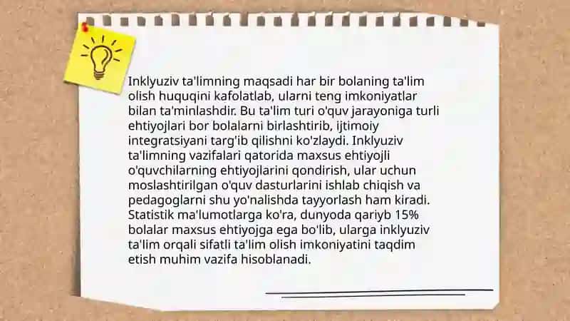 Inklyuziv ta'limning uslubiy asoslari 3
