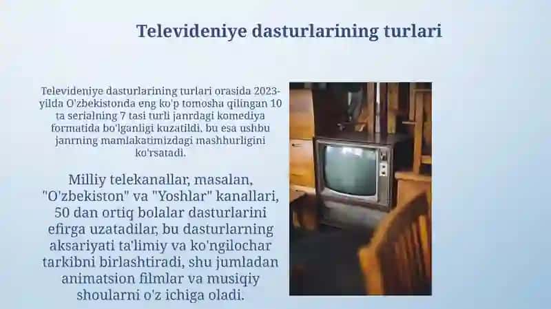 Televideniya - ko'ngilochar sanoat sifatida 3