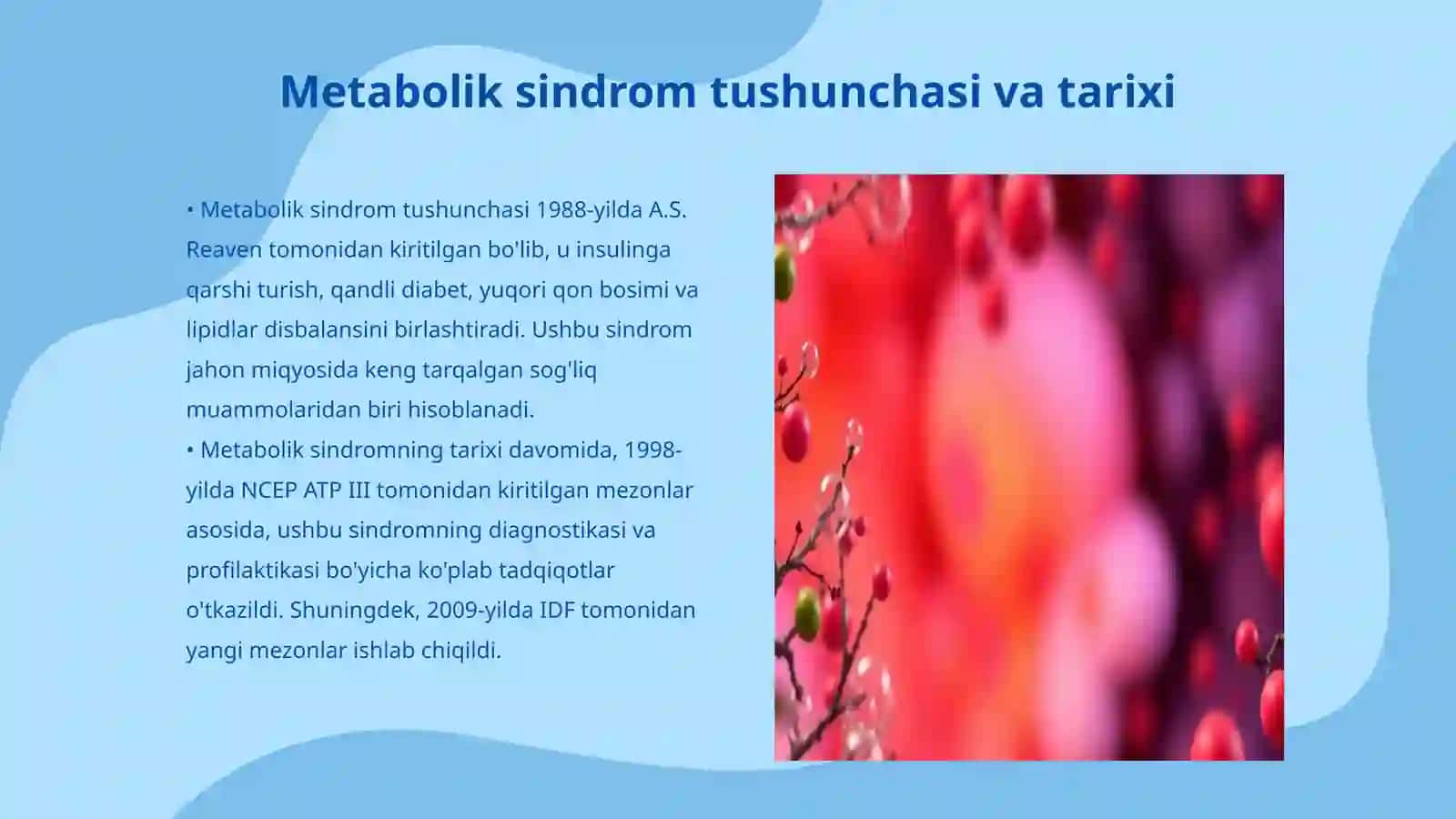 Metabolik sindrom kelib chiqishining biokiyoviy asoslari va asoratlari 3