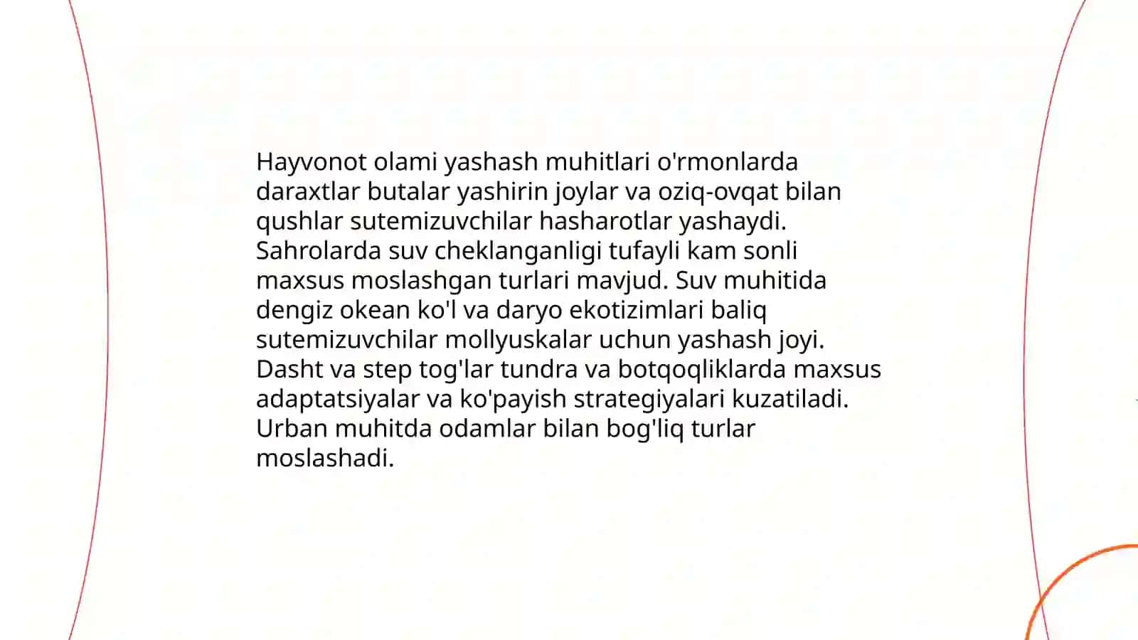 Hayvonot Olamining Yashash Tarzi 3