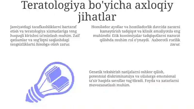 Tibbiyot genetikasida terratologiya 3