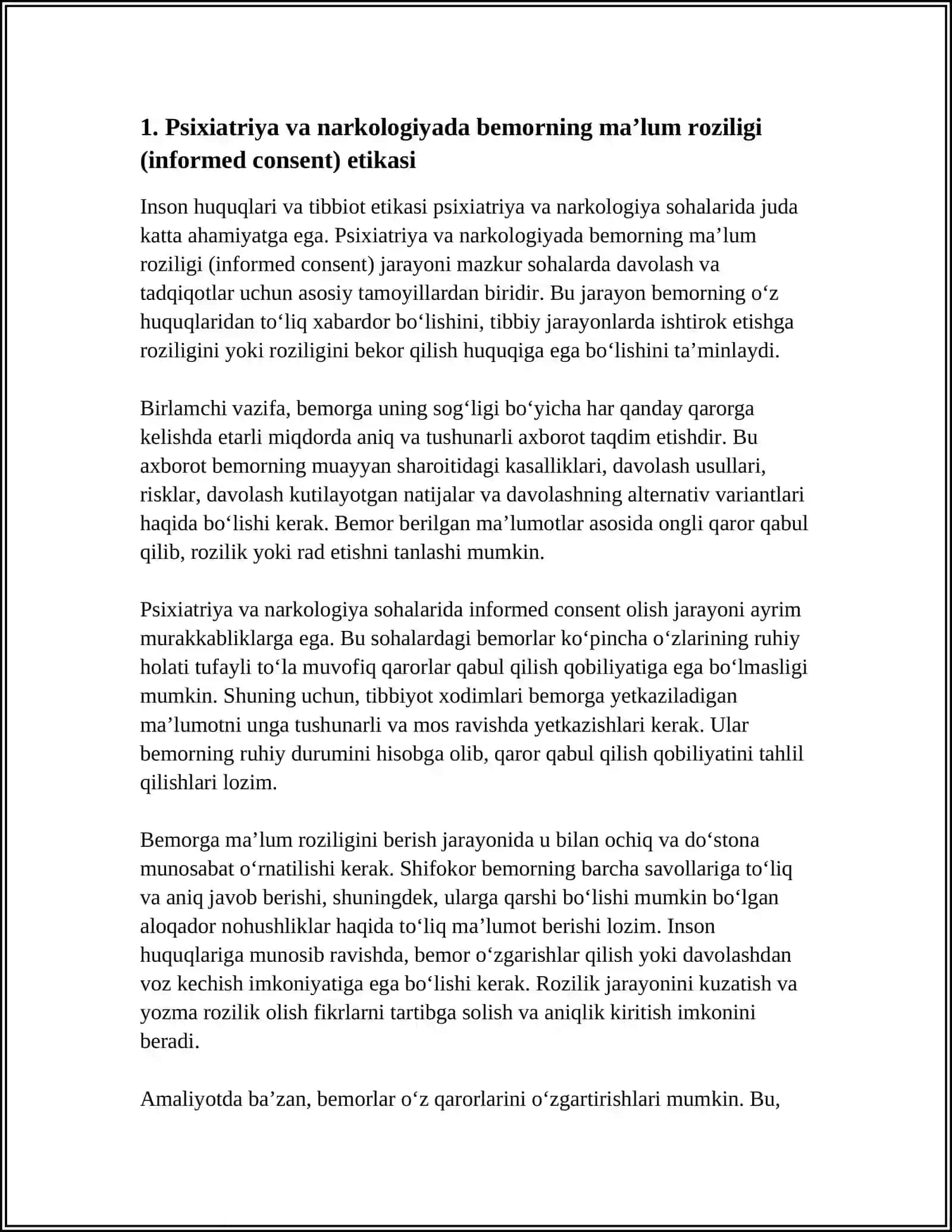 PSIXATRIYA VA NARKALOGIYA ETIKASI 3