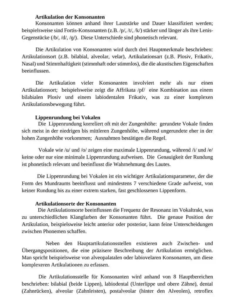 Artikulationsart. Vokale und Konsonanten 3