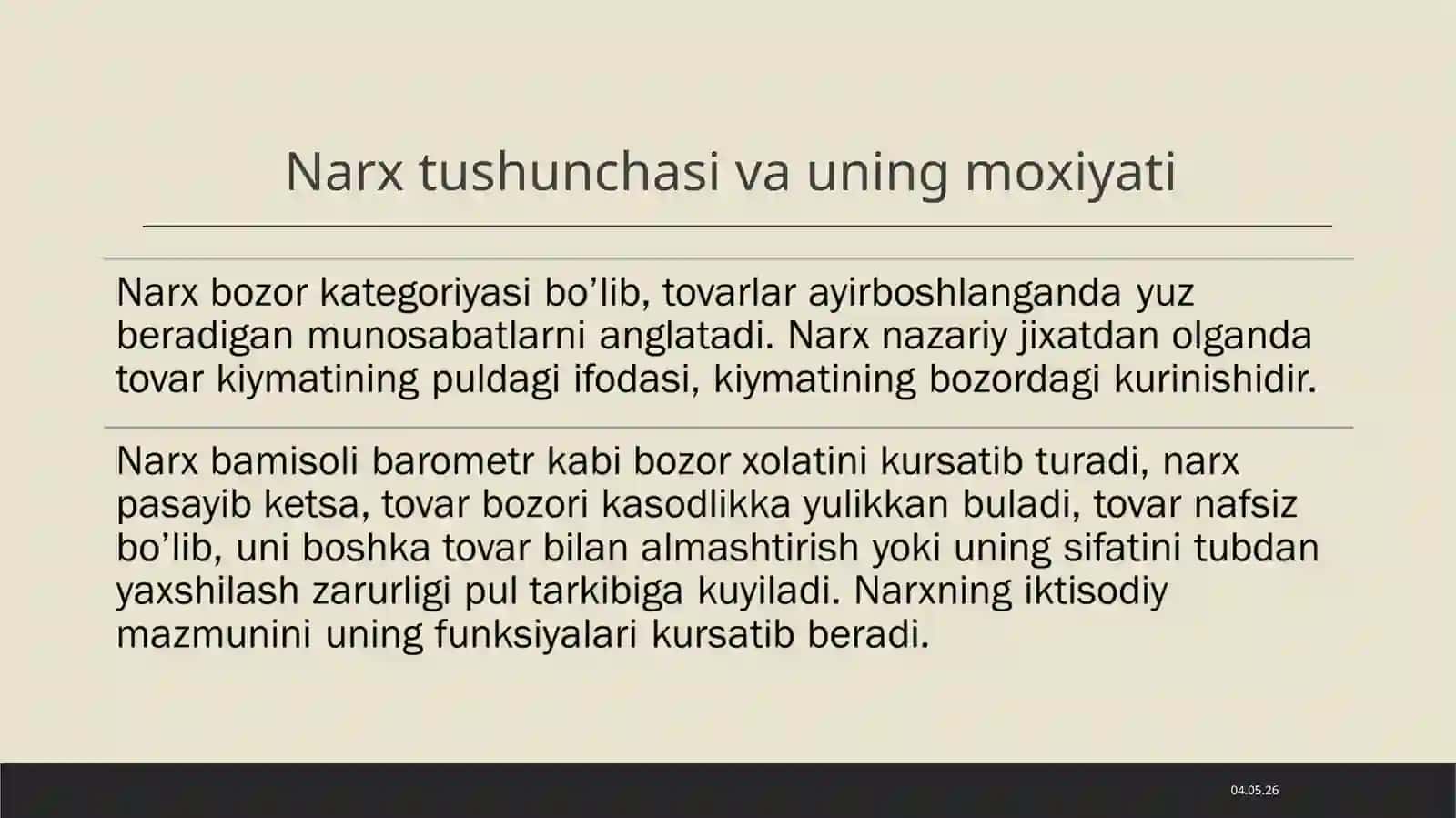 Marketing tizimida narx siyosati 3