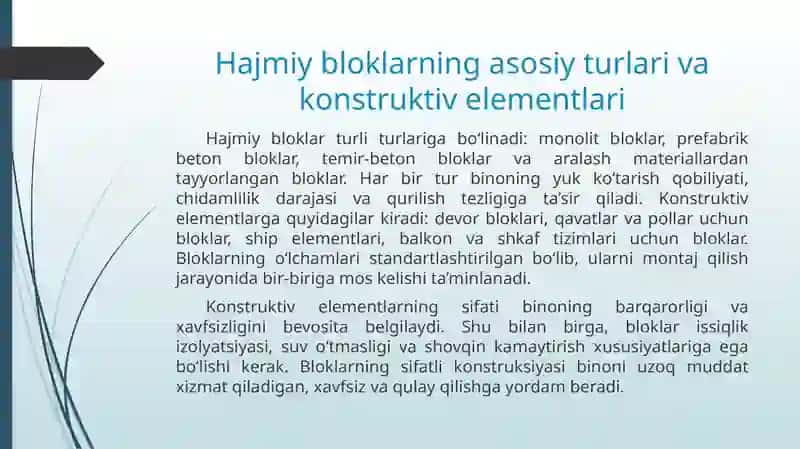 Hajmiy blokli binolar 3