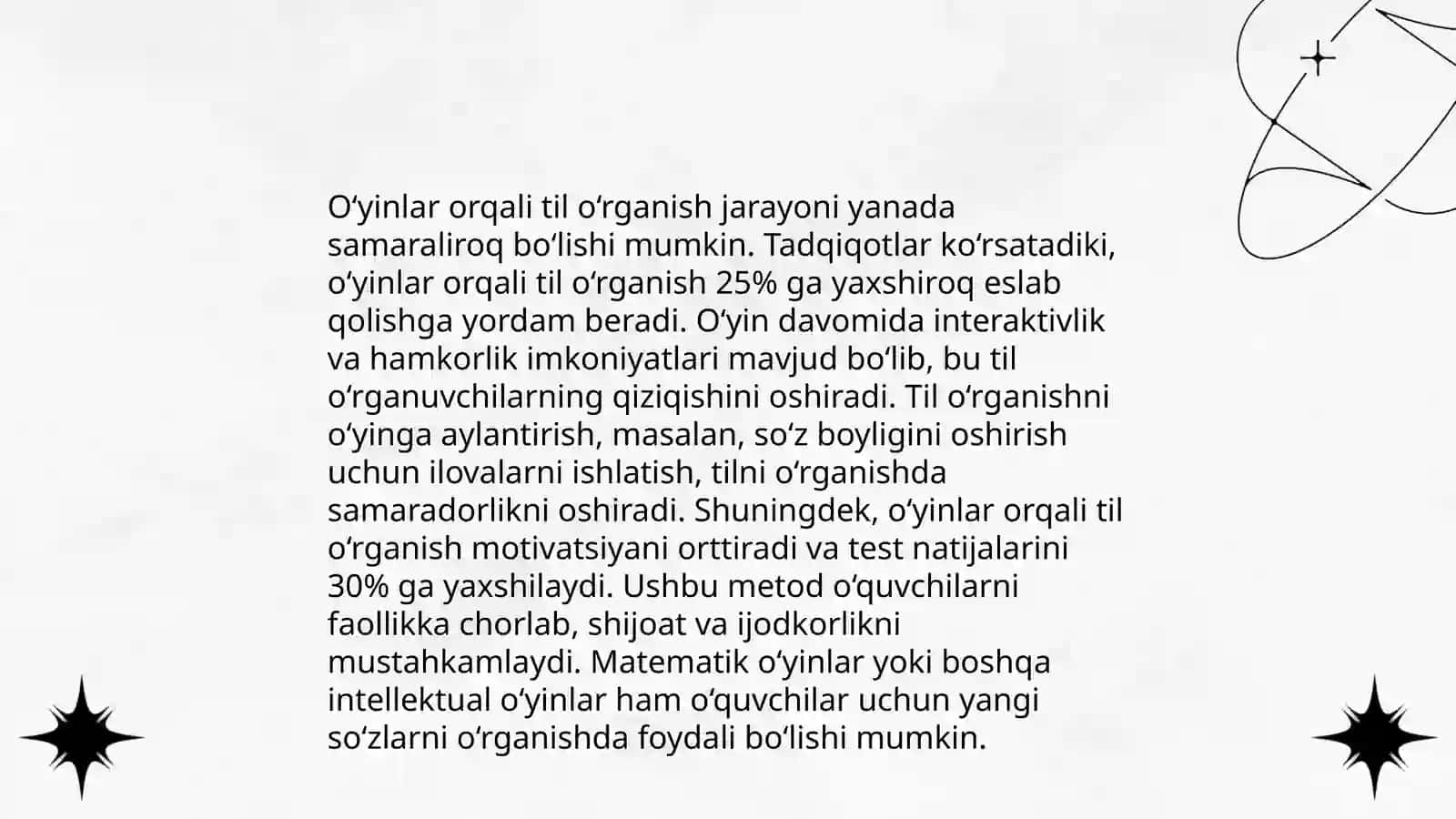 O‘yinlar orqali til o‘rganish 3