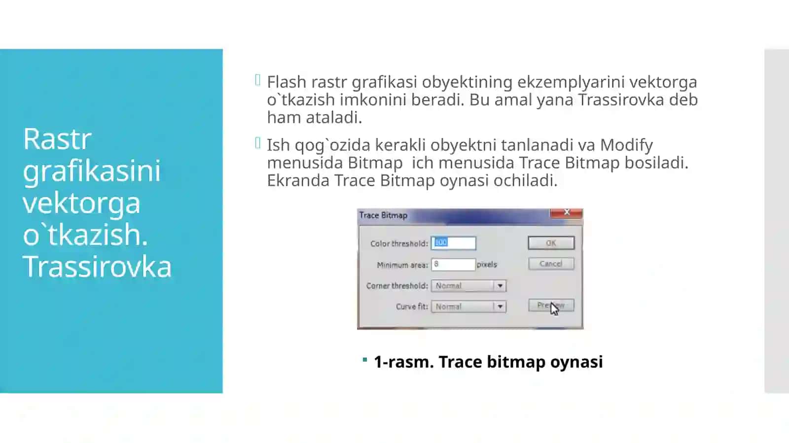Importqilingan tasvirlar bilan ishlash 3