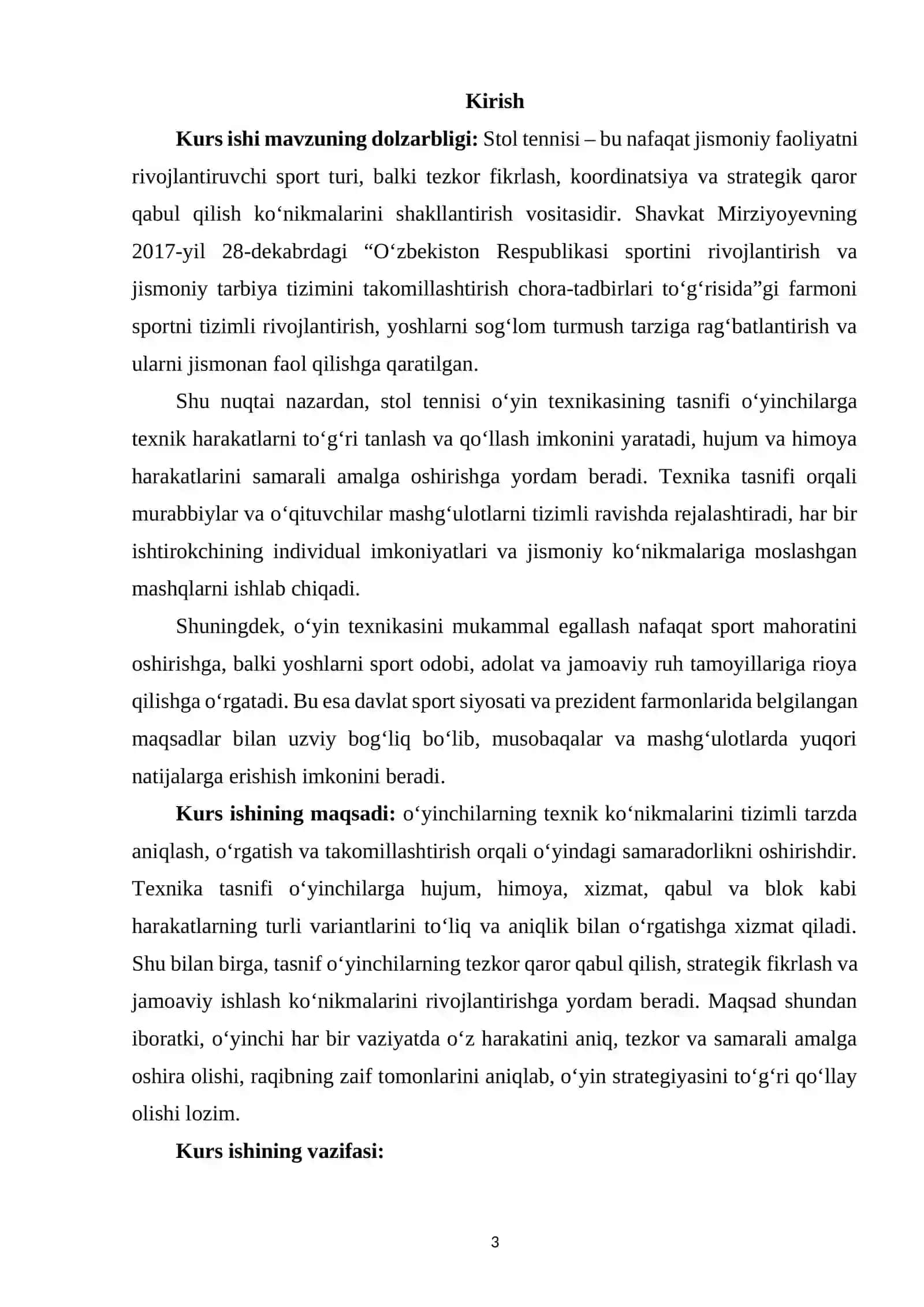 Stol tennisi o‘yin texnikasining tasnifi 3