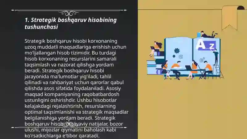 Strategik boshqaruv hisobining mohiyati 3