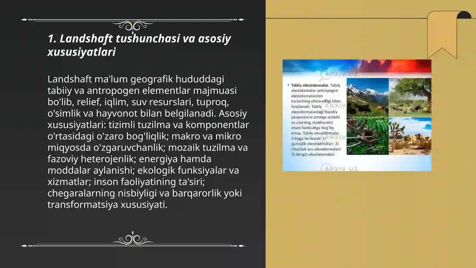 Landshaftlar haqida tushuncha 3
