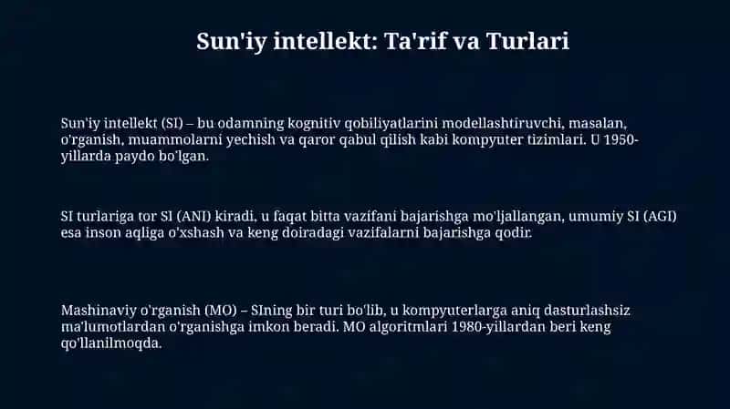 Sun'iy Intellekt va Afzalliklari 3