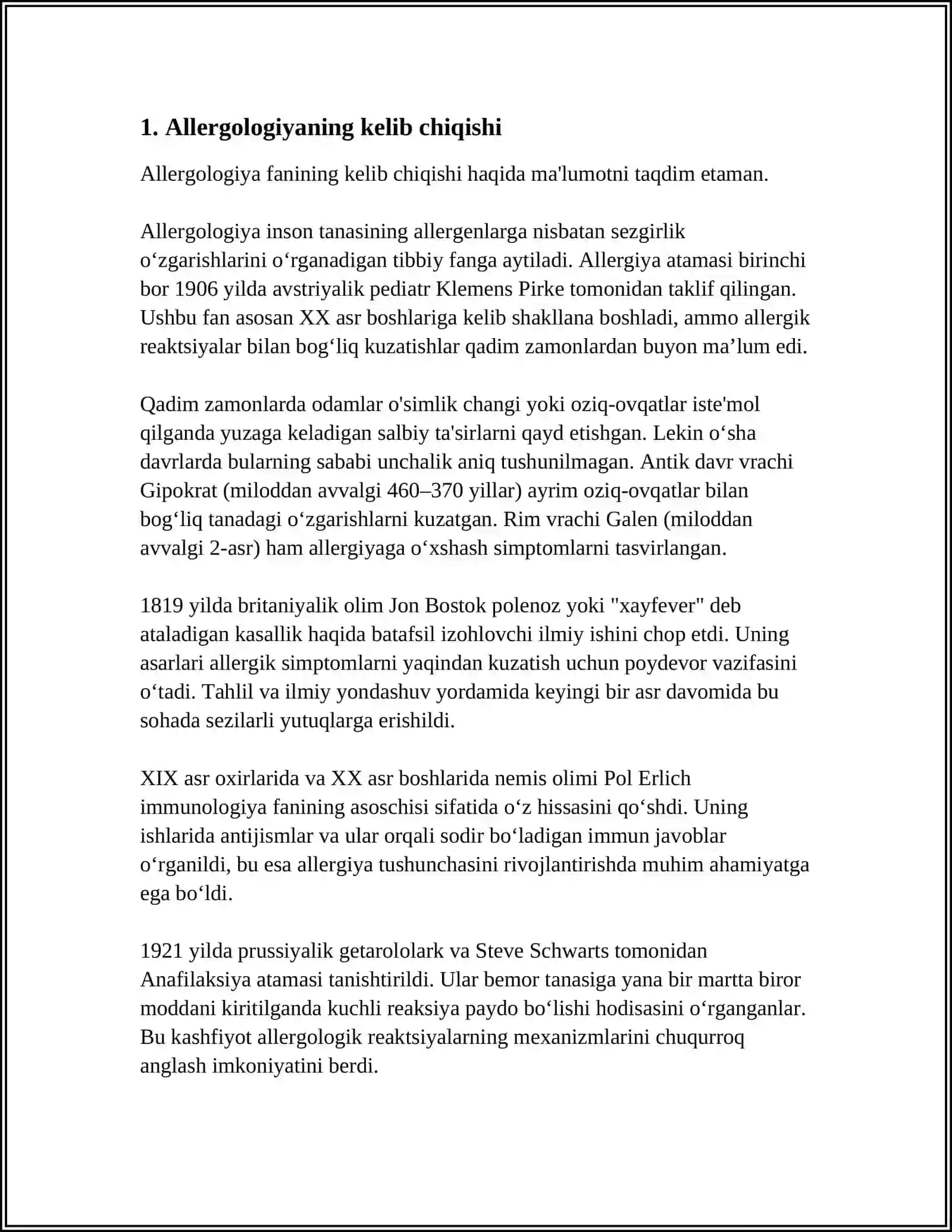 ALLERGOLOGIYA TARIXI 3