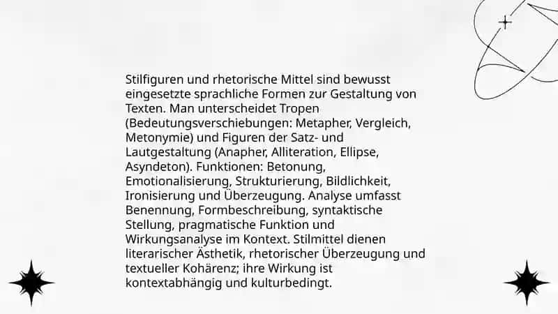 Stilistik und Textlinguistik 3