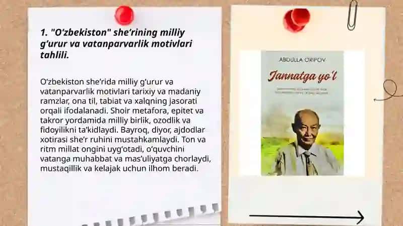 Abdulla Oripovning saralangan sheʼrlari 3