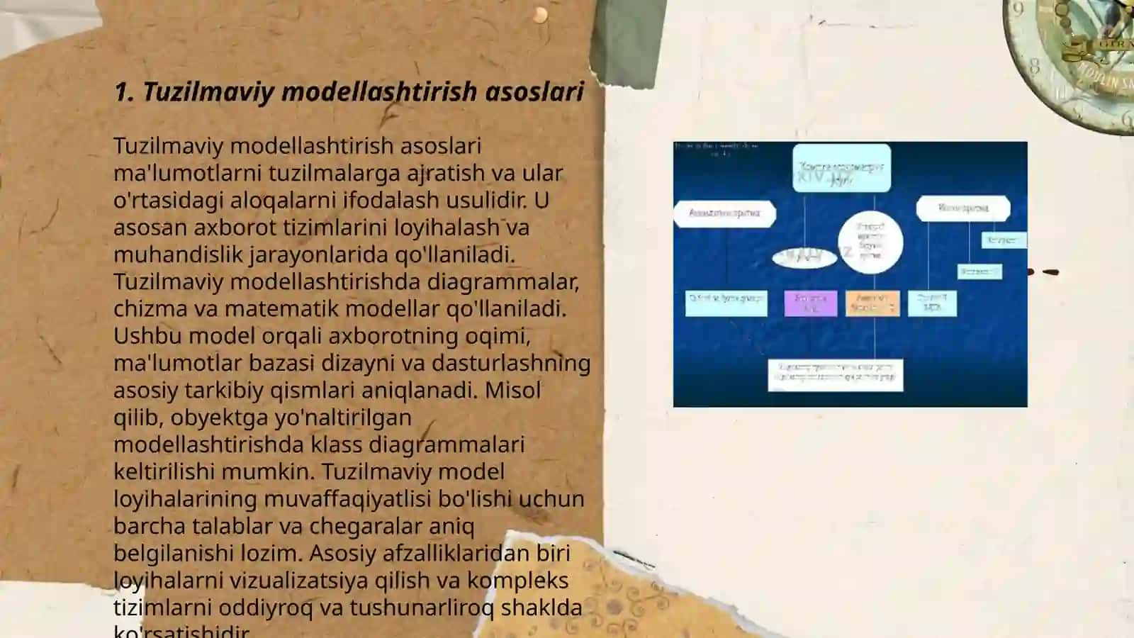 Tuzilmaviy modellashtirish asoslari 3