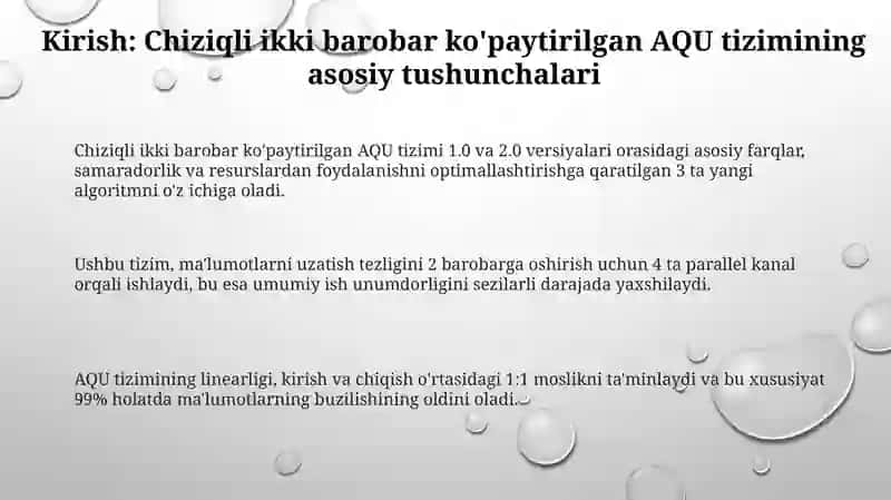 Linyalarning ikki karrali AQU tizimi 3