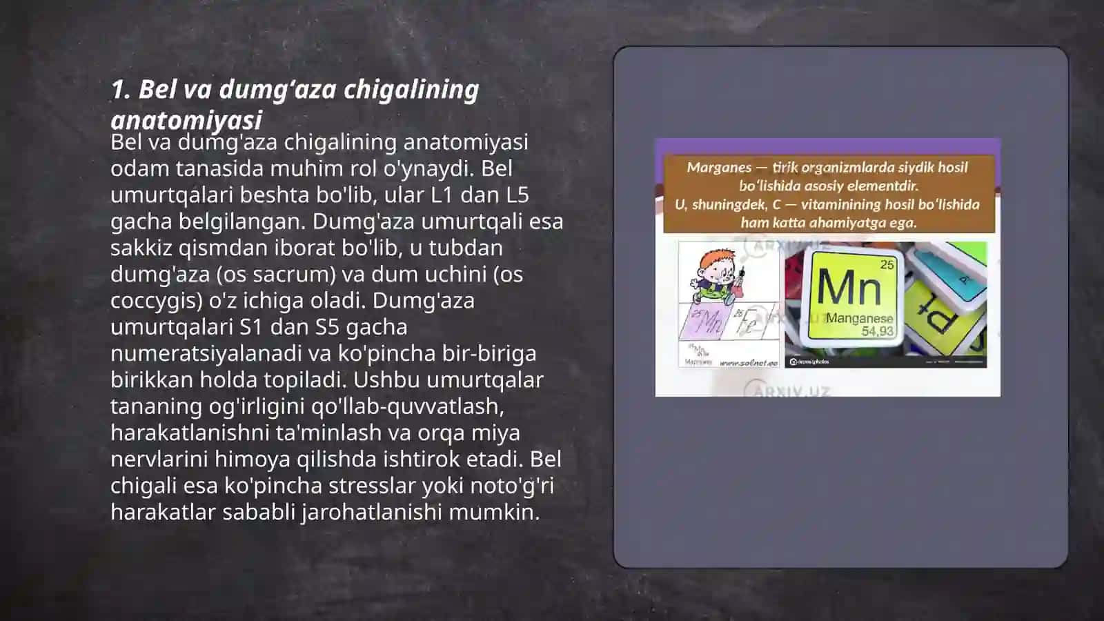 Bel va dumgʻaza chigali:ularning hosil boʻlishi 3