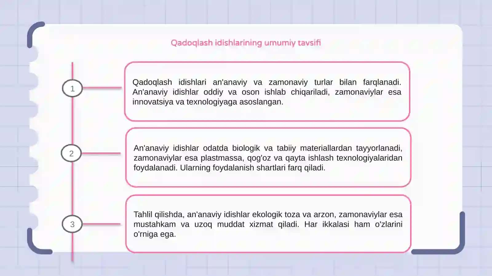 Qadoqlash Idishlarining Turli xil turlari 3