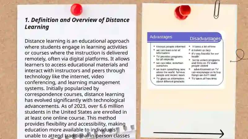 Distance learning: advantages and disadvantages 3