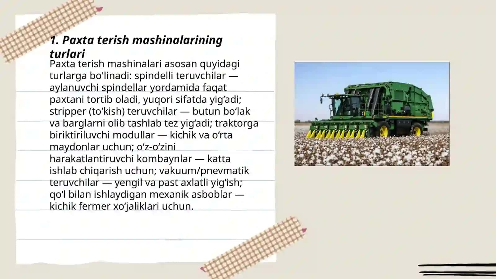 Paxta terish mashinalari 3