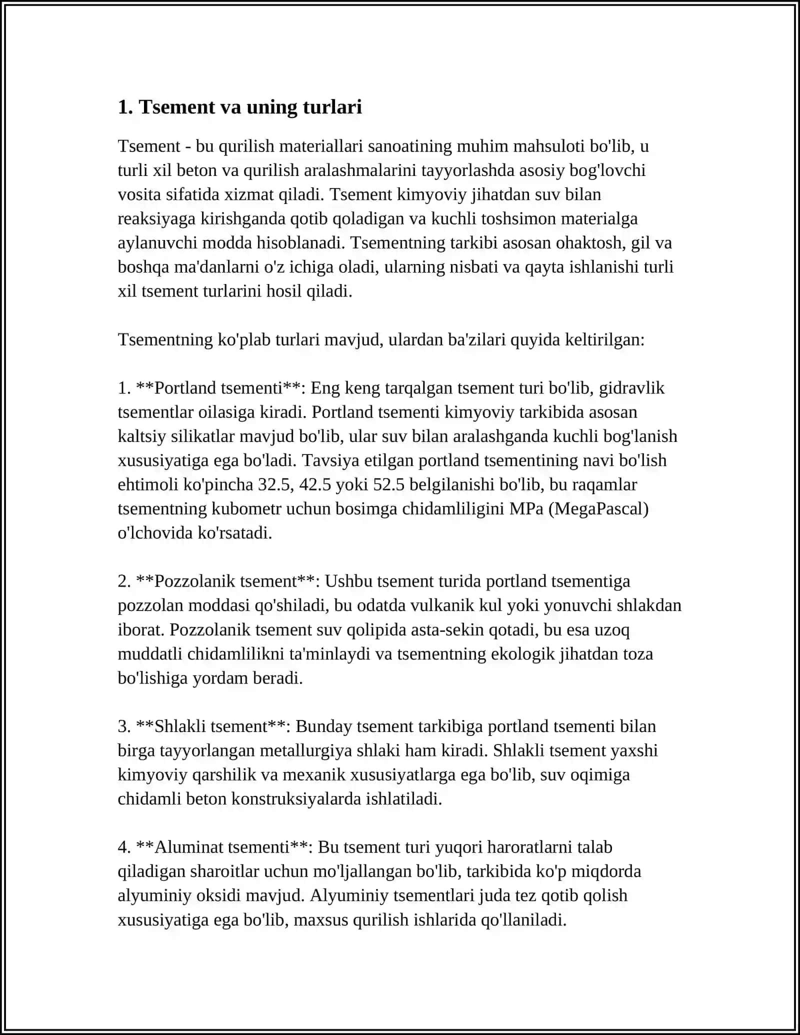 QURILISH MATERIALLARI 3