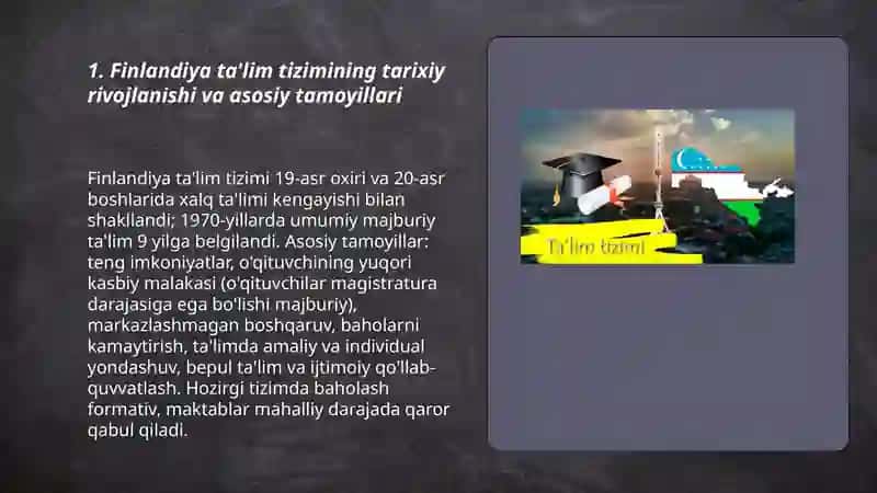 Finlandiya ta'lim tizimi va uning afzalliklari 3