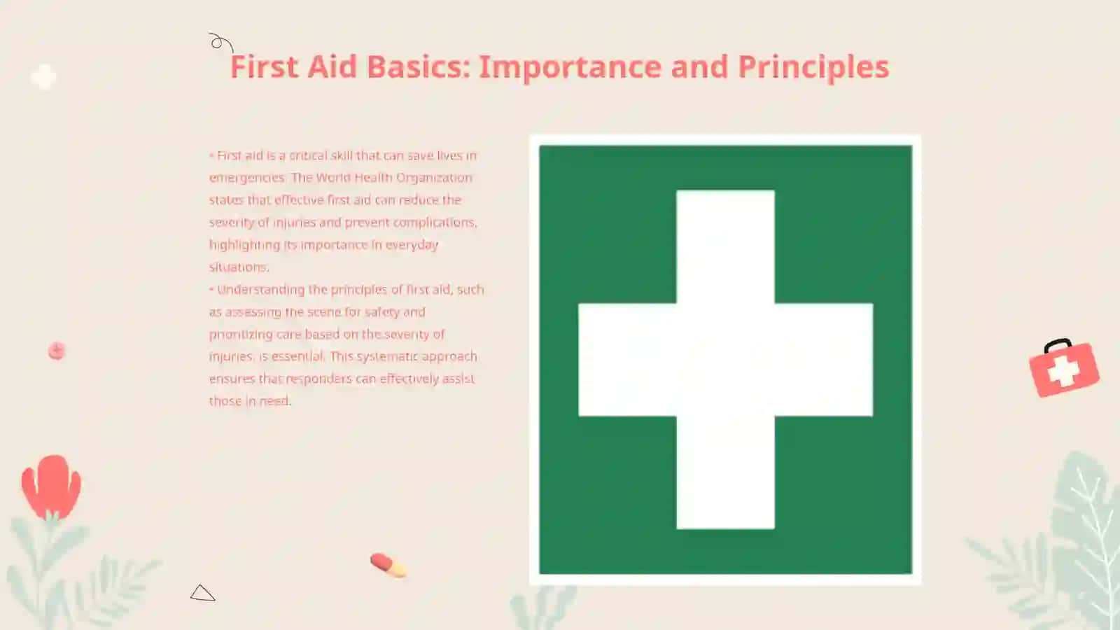 Firs aid and emergency procedures 3