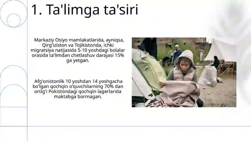 Migratsiya va majburiy ko‘chirishning bolalar va o‘smirlar ta'siri 3