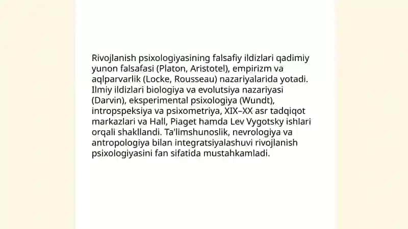 Rivojlanish Psixologiyasi 3