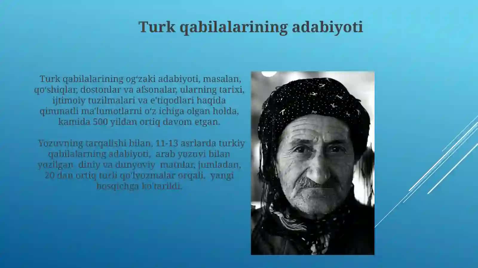 Turk qabilalarining adabiyoti 3