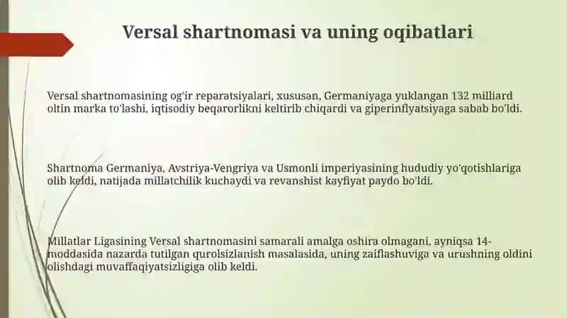 Versal shartnomasi va uning oqibatlari 3